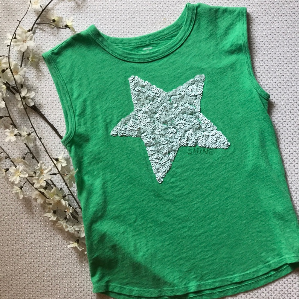 J.Crew girls’ sequin star tank